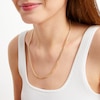 Thumbnail Image 4 of Cuban Curb Chain Necklace 4.2mm Solid 14K Yellow Gold 22&quot;