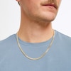 Thumbnail Image 5 of Cuban Curb Chain Necklace 4.2mm Solid 14K Yellow Gold 22&quot;