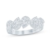 Thumbnail Image 1 of Monique Lhuillier Bliss Pear-Shaped Lab-Grown Diamond Anniversary Ring 1 ct tw 18K White Gold