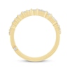 Thumbnail Image 3 of Monique Lhuillier Bliss Baguette & Round-Cut Lab-Grown Diamond Anniversary Ring 5/8 ct tw 18K Yellow Gold