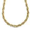 Thumbnail Image 1 of Rope Chain Necklace 7.3mm Hollow 10K Yellow Gold 20&quot;