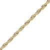 Thumbnail Image 2 of Rope Chain Necklace 7.3mm Hollow 10K Yellow Gold 20&quot;