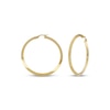 Thumbnail Image 1 of Knife-Edge Hoop Earrings 10K Yellow Gold 40mm