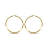 Thumbnail Image 2 of Knife-Edge Hoop Earrings 10K Yellow Gold 40mm