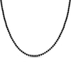 Thumbnail Image 1 of Men's Black Diamond Tennis Necklace 10 ct tw Sterling Silver 20&quot;