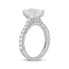 Thumbnail Image 2 of Neil Lane Artistry Heritage Emerald-Cut Lab-Grown Diamond Engagement Ring 3-5/8 ct tw Platinum