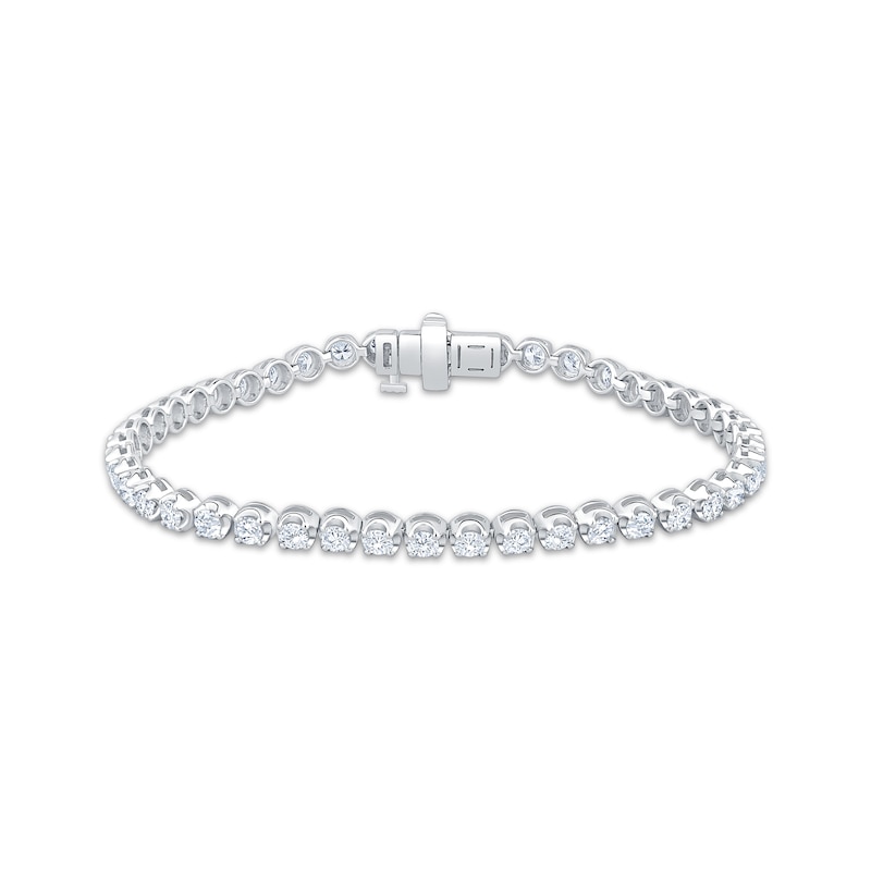 Main Image 1 of KAY Lab-Grown Diamonds Tennis Bracelet 4 ct tw 10K White Gold 7"