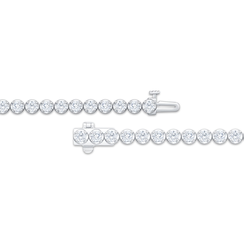 Main Image 3 of KAY Lab-Grown Diamonds Tennis Bracelet 4 ct tw 10K White Gold 7"