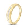Thumbnail Image 2 of Now + Forever Men's Diamond Wedding Band 1/10 ct tw 10K Yellow Gold