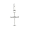 Thumbnail Image 1 of Charmed Memories Wood-Textured Cross Charm Sterling Silver