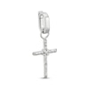 Thumbnail Image 2 of Charmed Memories Wood-Textured Cross Charm Sterling Silver