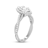 Thumbnail Image 2 of Now + Forever Lab-Grown Diamonds Marquise-Cut Halo Engagement Ring 1-1/4 ct tw 14K White Gold