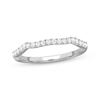 Thumbnail Image 1 of Now + Forever Lab-Grown Diamonds Contour Wedding Band 1/8 ct tw 14K White Gold