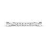 Thumbnail Image 3 of Now + Forever Lab-Grown Diamonds Contour Wedding Band 1/8 ct tw 14K White Gold