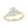 Thumbnail Image 1 of Now + Forever Lab-Grown Diamonds Oval-Cut Engagement Ring 2 ct tw 14K Yellow Gold