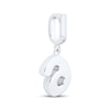 Thumbnail Image 3 of Charmed Memories Number 6 Charm Sterling Silver