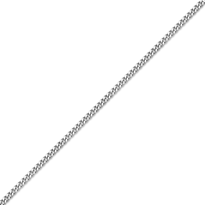 Main Image 2 of Curb Chain Necklace 4mm Solid Stainless Steel 20&quot;