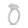 Thumbnail Image 2 of Neil Lane Artistry Marquise-Cut Lab-Grown Diamond Double Halo Engagement Ring 2 ct tw 14K White Gold