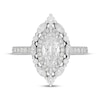 Thumbnail Image 3 of Neil Lane Artistry Marquise-Cut Lab-Grown Diamond Double Halo Engagement Ring 2 ct tw 14K White Gold