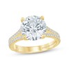 Thumbnail Image 1 of Monique Lhuillier Bliss Round-Cut Lab-Grown Diamond Engagement Ring 4-1/3 ct tw 18K Yellow Gold