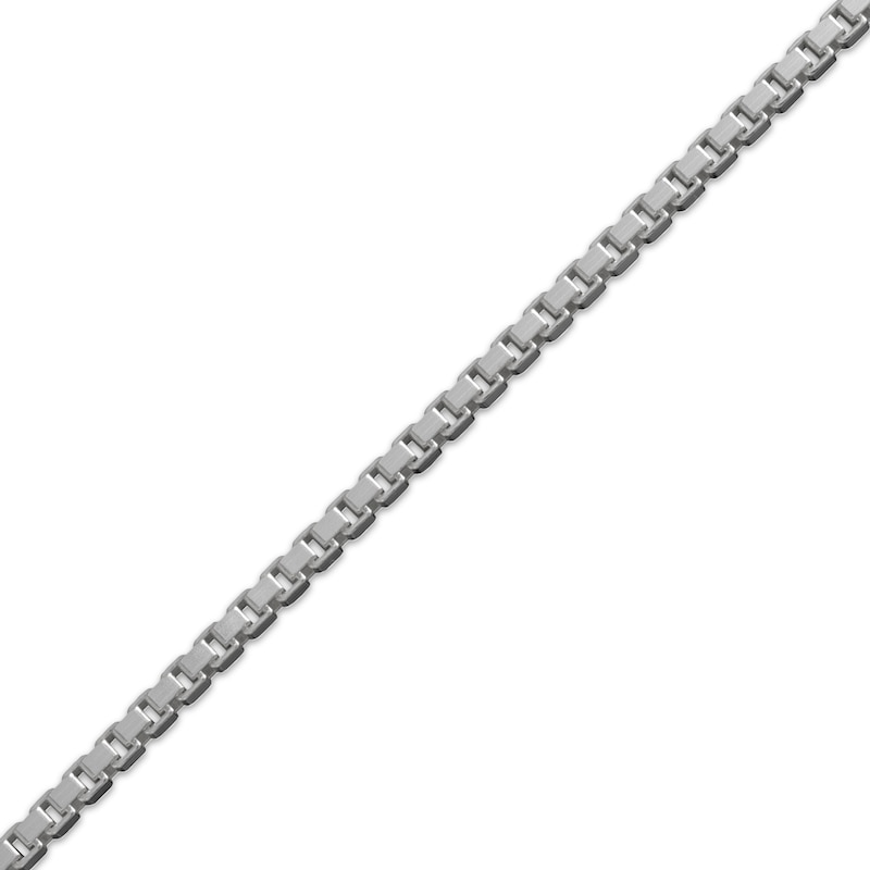 Main Image 2 of 1.9mm Box Chain Necklace Solid Sterling Silver 22"