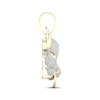 Thumbnail Image 3 of Men's Diamond Bull with Ring Charm 1/2 ct tw 10K Yellow Gold