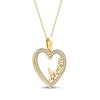 Thumbnail Image 2 of Diamond &quot;Abuela&quot; Heart Necklace 1/6 ct tw 10K Yellow Gold 18&quot;