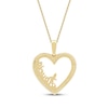 Thumbnail Image 3 of Diamond &quot;Abuela&quot; Heart Necklace 1/6 ct tw 10K Yellow Gold 18&quot;