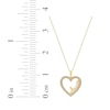 Thumbnail Image 7 of Diamond &quot;Abuela&quot; Heart Necklace 1/6 ct tw 10K Yellow Gold 18&quot;