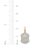 Thumbnail Image 3 of Men's Diamond Cross & Shield Charm 1/4 ct tw 10K Yellow Gold