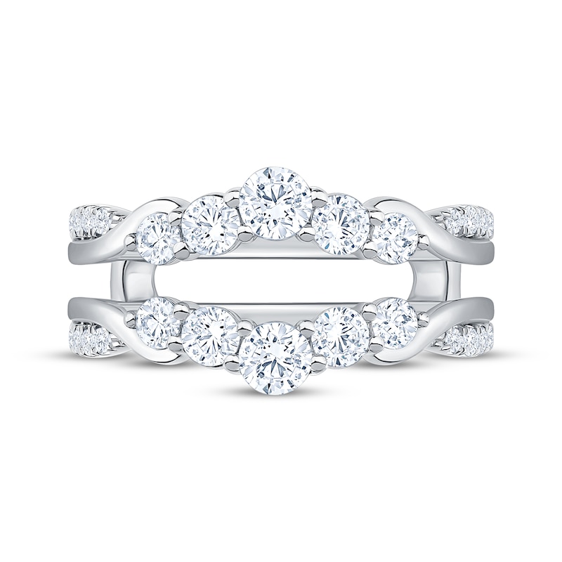 Main Image 3 of Now + Forever Diamond Graduated Enhancer Ring 1 ct tw 14K White Gold