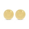 Thumbnail Image 2 of Half-Ball Stud Earrings Hollow 14K Yellow Gold