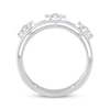 Thumbnail Image 3 of STUDIO BY KAY White Lab-Created Sapphires Clover Ring Sterling Silver