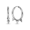 Thumbnail Image 1 of Men's Spike Hoop Earrings Stainless Steel