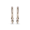 Thumbnail Image 2 of Men's Spike Hoop Earrings Yellow Ion-Plated Stainless Steel