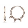 Thumbnail Image 3 of Men's Spike Hoop Earrings Yellow Ion-Plated Stainless Steel