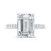 Thumbnail Image 4 of Now + Forever Lab-Grown Diamonds Emerald-Cut Hidden Halo Engagement Ring 4-1/2 ct tw 14K White Gold