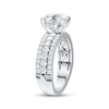 Thumbnail Image 2 of Now + Forever Lab-Grown Diamonds Round-Cut Hidden Halo Three-Row Engagement Ring 3-1/3 ct tw 14K White Gold