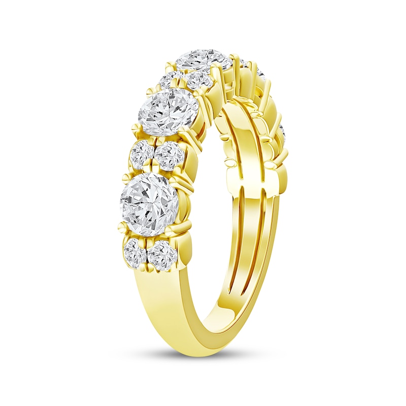 Main Image 2 of Now + Forever Lab-Grown Diamonds Anniversary Ring 2 ct tw 14K Yellow Gold