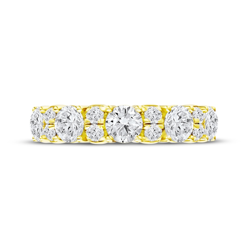 Main Image 4 of Now + Forever Lab-Grown Diamonds Anniversary Ring 2 ct tw 14K Yellow Gold