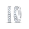 Thumbnail Image 1 of KAY Lab-Grown Diamonds Huggie Hoop Earrings 1/5 ct tw Sterling Silver