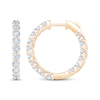Thumbnail Image 3 of KAY Lab-Grown Diamonds Inside-Out Trellis Hoop Earrings 3 ct tw 10K Yellow Gold