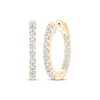 Thumbnail Image 1 of KAY Lab-Grown Diamonds Inside-Out Trellis Hoop Earrings 1 ct tw 10K Yellow Gold