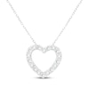 Thumbnail Image 1 of KAY Signature Collection Lab-Grown Diamond Heart Necklace 1/4 ct tw 10K White Gold 18"
