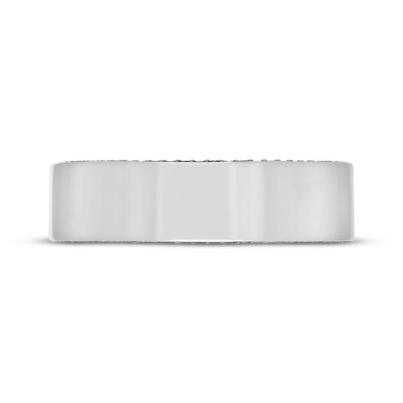 Main Image 3 of Neil Lane Men's Black Diamond Wedding Band 1/5 ct tw 14K White Gold