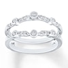 Thumbnail Image 0 of Diamond Enhancer Ring 1/5 ct tw Round-cut 14K White Gold