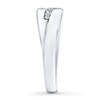 Thumbnail Image 1 of Men's Wedding Band 1/5 ct tw Diamonds 10K White Gold