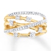 Thumbnail Image 1 of Diamond Ring 1/2 ct tw Round-cut 10K Yellow Gold