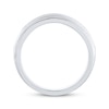 Thumbnail Image 2 of Men's THE LEO Diamond Wedding Band 1/2 ct tw Round-cut 14K White Gold