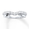 Thumbnail Image 0 of Diamond Wedding Band 1/2 ct tw Round-cut 14K White Gold